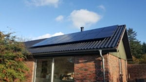 solceller monteret